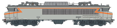 L.S. Models LS10333.1S  E-Lok CC 6510 RMT grau-rot-orange...