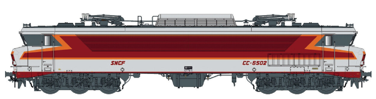 L.S. Models LS10820  E-Lok CC 6502 Arzens  Ep. VI SNCF  AC