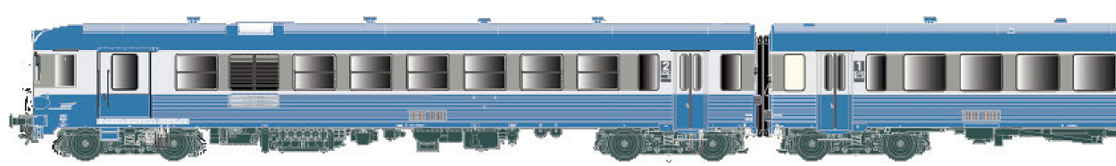 L.S. Models LS11026  Diesel-Triebzug X 4900 2-teilig  Ep. V SNCF