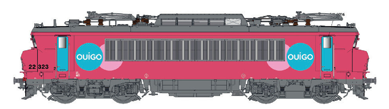 L.S. Models LS11603S  E-Lok BB 22323 OUIGO  Ep. VI SNCF Sound