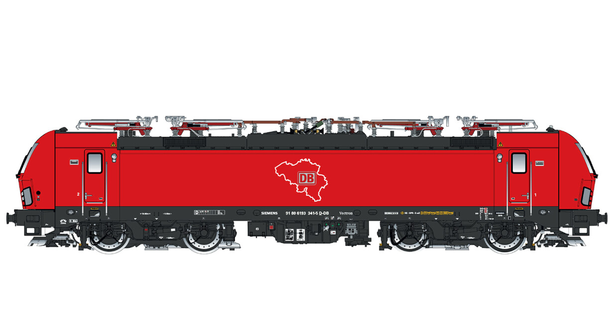 L.S. Models LS16076  E-Lok BR 193 341 DB-Cargo Belgien  Ep. VI DB AG