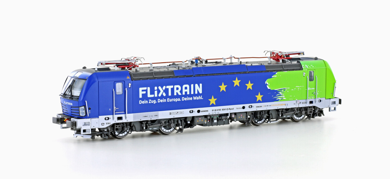 L.S. Models LS16078S  E-Lok BR 193 826 "Europa"  Ep. VI Flixtrain Sound