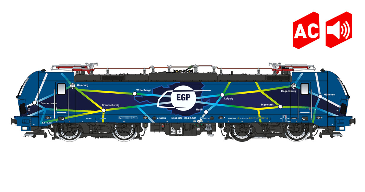 L.S. Models LS16651S  E-Lok BR 192 Smartron  Ep. VI EGP Sound  AC