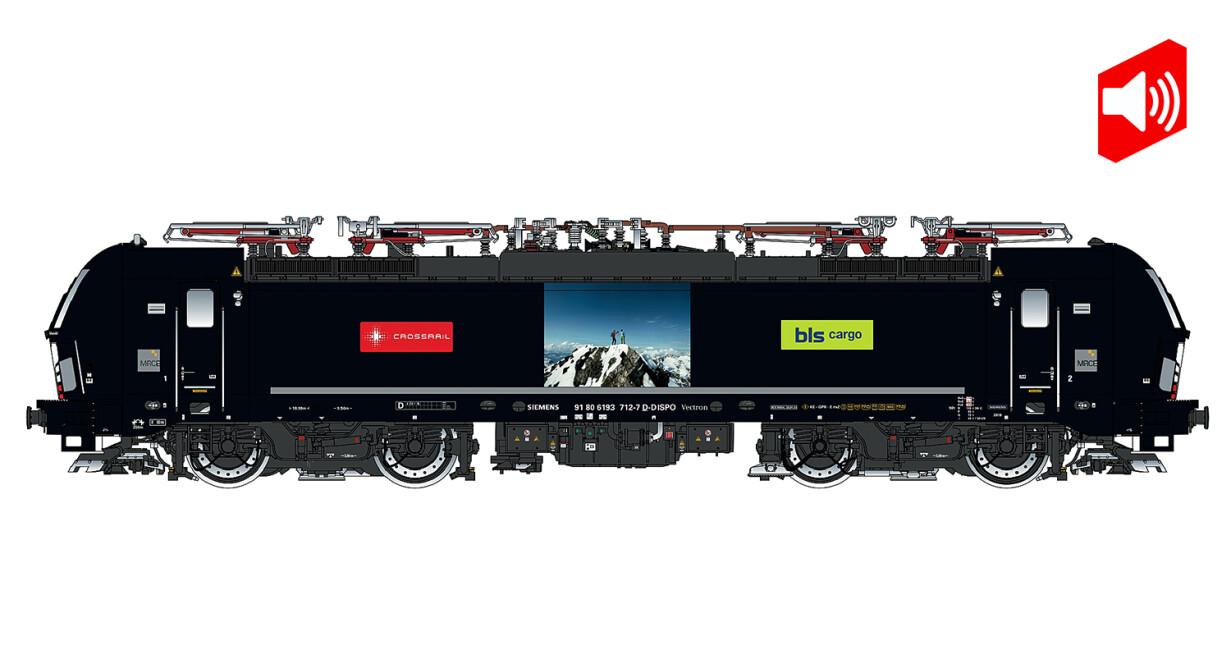 L.S. Models LS17117S  E-Lok BR 193 Vectron MRCE / Crossrail  Ep. VI BLS Sound