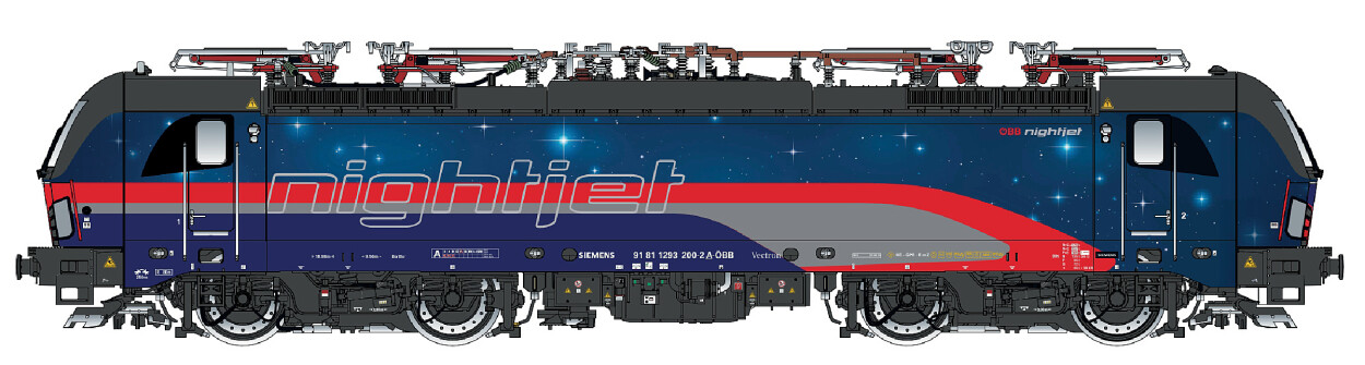 L.S. Models LS17413  E-Lok Rh 1293 200 Vectron Nightjet  Ep. VI ÖBB