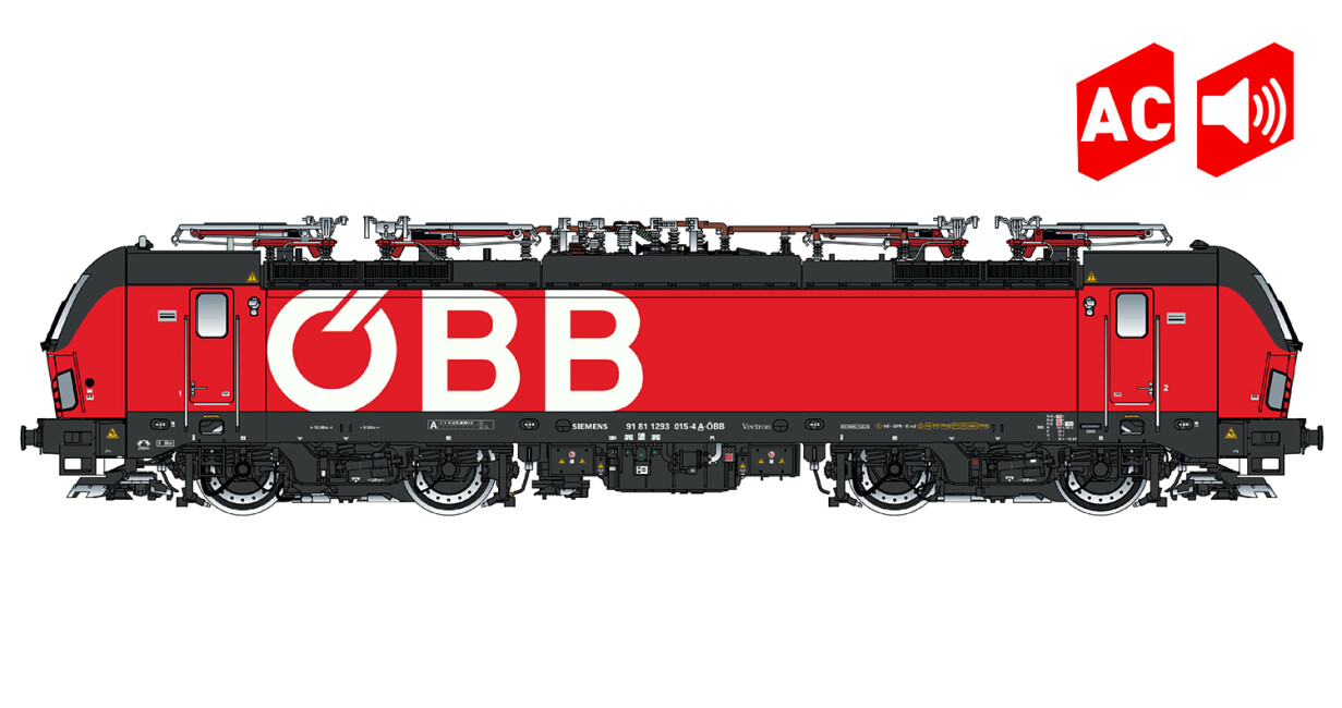 L.S. Models LS17911S  E-Lok Rh 1293 Vectron  Ep. VI ÖBB Sound  AC