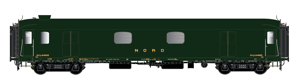 L.S. Models LS31200  Nord Packwagen Dd4myi  Ep. II SNCF