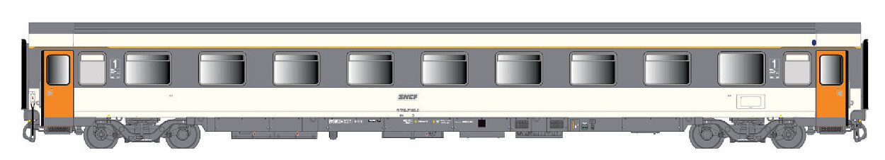 L.S. Models LS40380  Personenwagen VSE A9u 1.Kl. Corail  Ep. IV SNCF