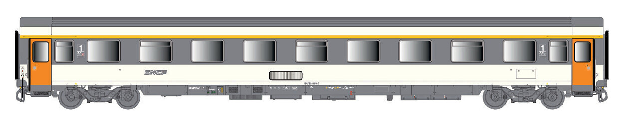 L.S. Models LS40381  Personenwagen VSE A9u 1.Kl. Corail  Ep. IV SNCF