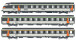L.S. Models LS41252AC  3er-Set Personenwagen VU+VTU  Ep. IV-V SNCF  AC