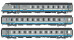 L.S. Models LS41253DC  3er-Set Personenwagen VU+VTU TER Rhone-Alpes  Ep. V SNCF