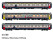 L.S. Models LS42300  3er-Set Personenwagen I6+I10 Memling  Ep. V SNCB
