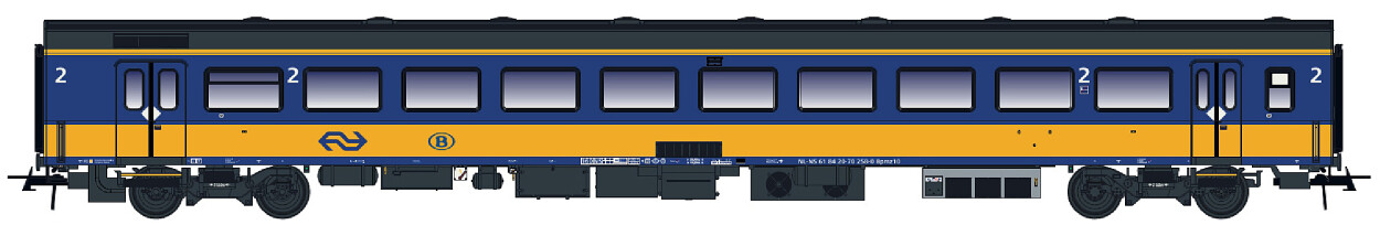 L.S. Models LS44241  Personenwagen ICRmh 2.Kl. Bpmz  Benelux  Ep. VI NS
