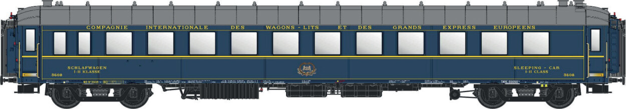 L.S. Models LS49161  Schlafwagen WL Y mit Innenbelleuchtung  Ep. II CIWL