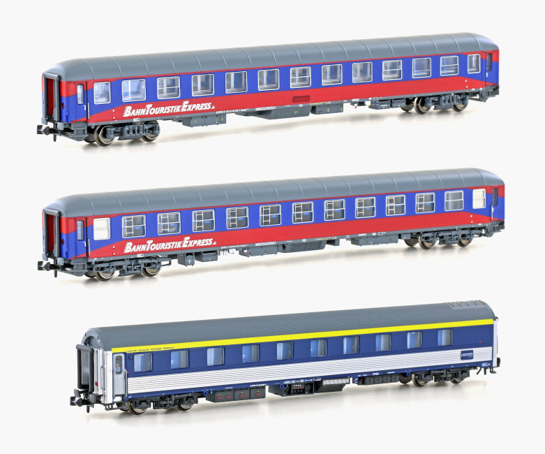 L.S. Models LS76006  3er-Set Nachtzugwagen AB30+Bvcmz+Bvcmbz  Ep. VI BTE