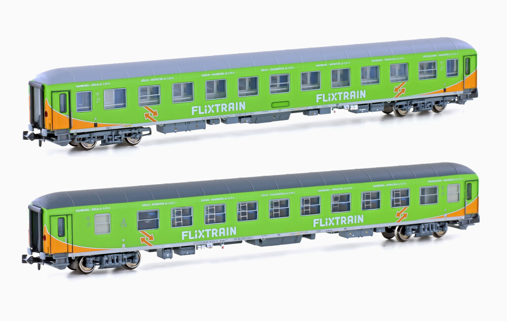 L.S. Models LS76011  2er-Set Liegewagen Bvcmz+Bvcmbz  Ep. VI Flixtrain