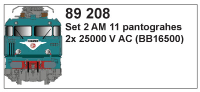 L.S. Models LS89208  Stromabnehmer AM11 (BB 16500), 2-teilig