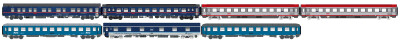 L.S. Models LS97023N  7er-Set Nachtzugwagen &Ouml;BB Nigh...