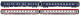 L.S. Models LS97033  4er-Set Nachtzugwagen NJ NJ408 Set I  Ep. VI &Ouml;BB
