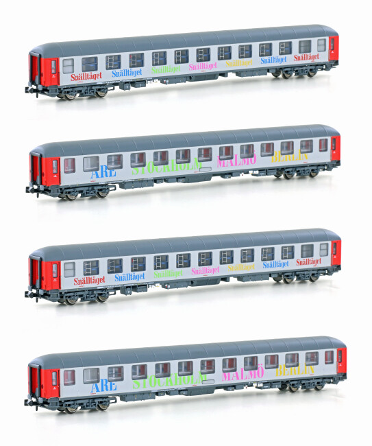 L.S. Models LS98099N  4er-Set Liegewagen Bvcmz D300  Ep. VI Snälltaget