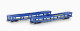 MFTrain MF33301  2er-Set Autotransportwagen DDm 916 blau  Ep. VI EETC