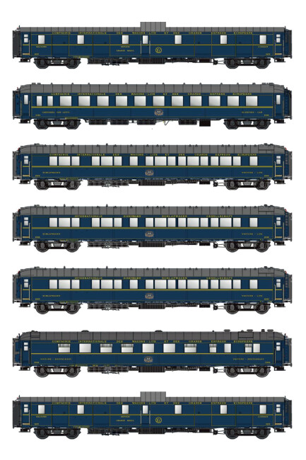 L.S. Models MW1001  7er-Set Personenwagen - Nord Express – 1936  Ep. II CWIL