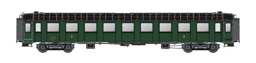 L.S. Models MW40930  Personenwagen OCEM B9 2.Kl.  Ep. III SNCF