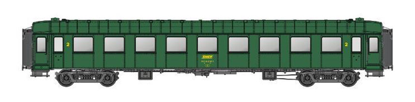 L.S. Models MW40934  Personenwagen OCEM B9 2.Kl.  Ep. IV SNCF