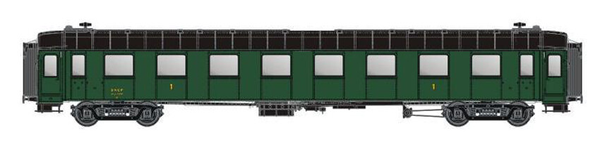 L.S. Models MW40936  Personenwagen OCEM A8 1.Kl.  Ep. III SNCF