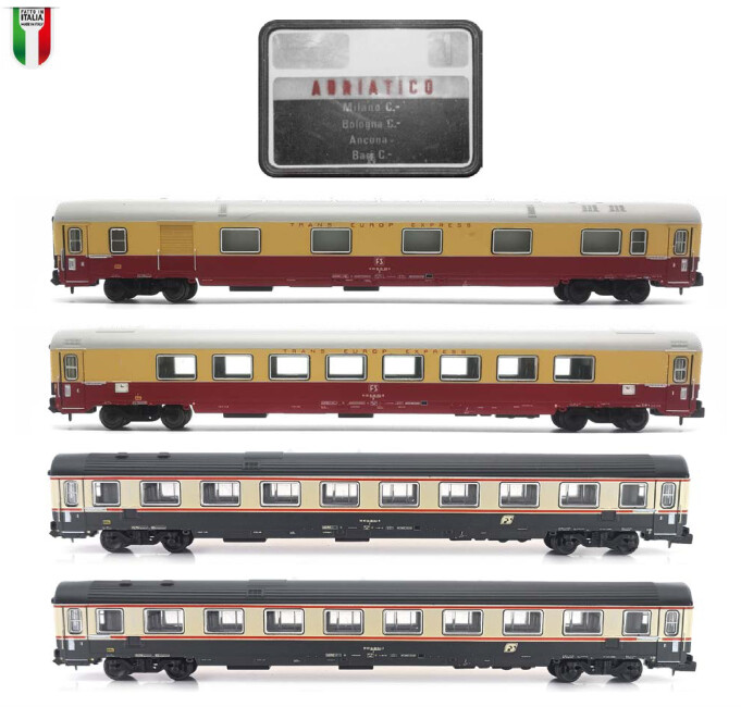 Pirata PI6191  4er-Set Personenwagen GC Adriatico Set 1  Ep. IV FS