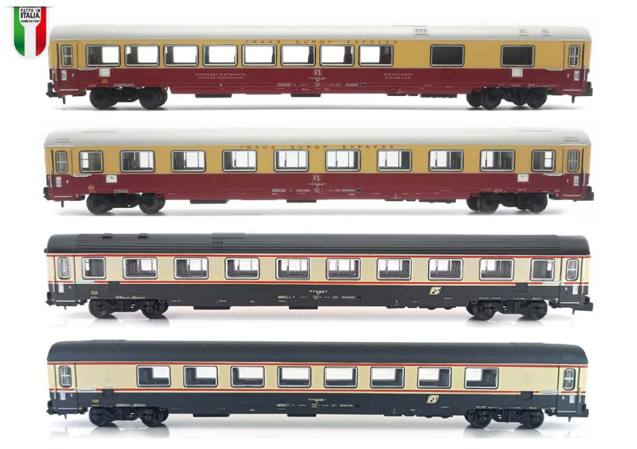 Pirata PI6192  4er-Set Personenwagen GC Adriatico Set 2  Ep. IV FS