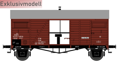 H&Auml;DL 0113664-5 Mannschaftswagen Nordhausen Hkms Ep. IV DR Exklusivmodell Nr. 3