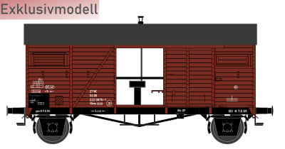 H&Auml;DL 0113664-4 Mannschaftswagen Nordhausen Hkms Ep. IV DR Exklusivmodell Nr. 2