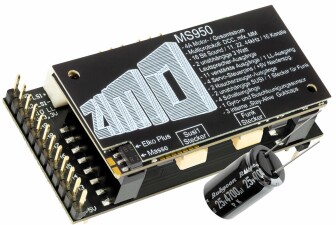 ZIMO MS970 Sounddecoder f&uuml;r Spur G US-Loks