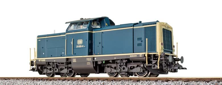 ESU 31571 BR211 Diesellok 211 055 ozeanblau-beige Ep. IV DB Sound