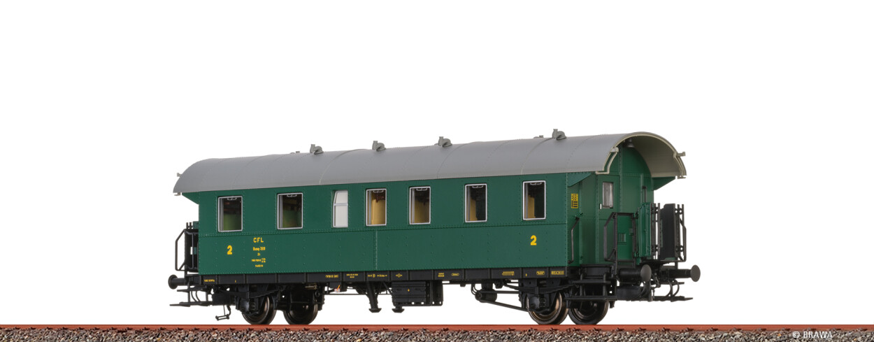 Brawa 46722 H0 Einheits-Durchgangswagen B2mep CFL Ep. III, DC