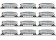 M&auml;rklin 45666 US Hopper Car-Set BNSF
