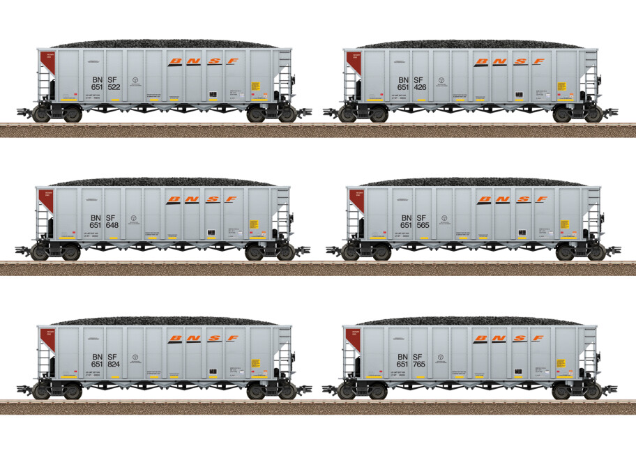 Trix 24911 US Hopper Car-Set BNSF