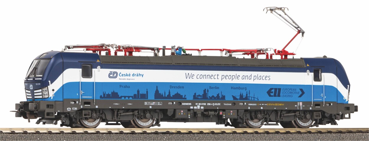 PIKO 21688 E-Lok Vectron CD Prag-Berlin-Hamburg VI + PluX22 Dec. Sound