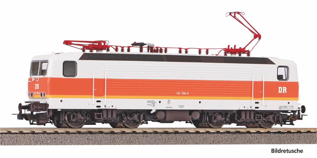 PIKO 21700 E-Lok BR 143 S-Bahn DB AG V + PluX22 Dec. Sound AC