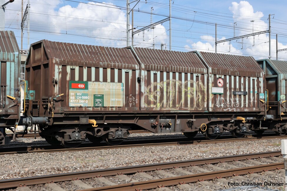 PIKO 28304 2er Set Teleskophaubenwg. CH-SBB C mit Y25-Drehgestellen VI