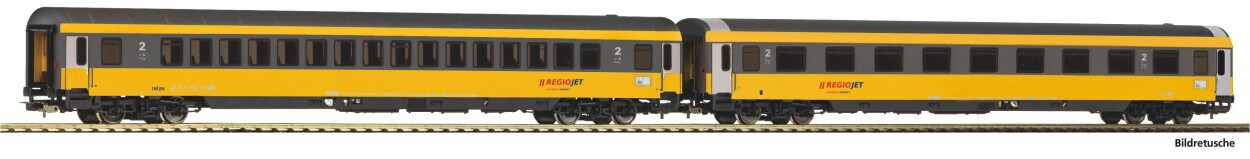 PIKO 28323 2er Set Personenwg. Regiojet VI