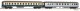 PIKO 28325 2er Set Personenwg. 1x 1./2. Kl. Silberling + 1x 2. Kl. Bm 232 DB IV