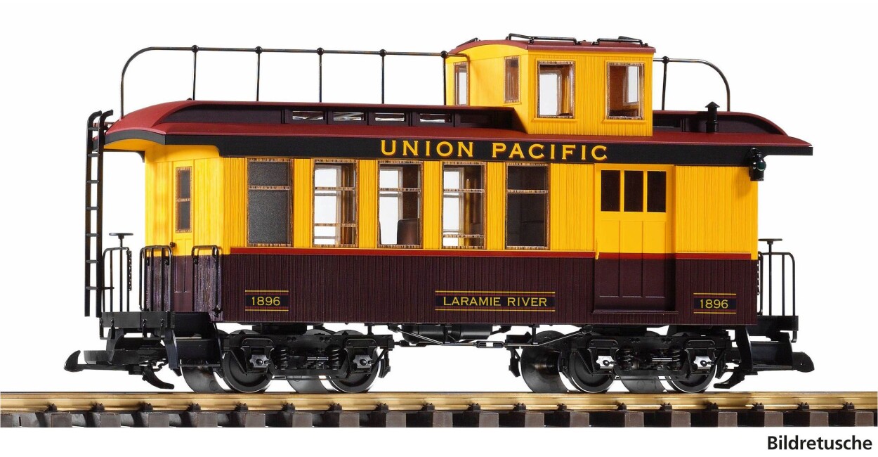 PIKO 38674 G-US Gueterzugbegleitwg. UP 1896