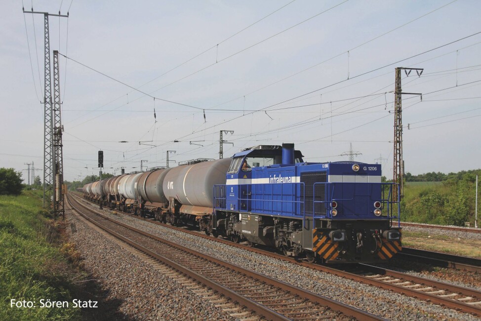 PIKO 47231 TT-Diesellok G1206 Infraleuna VI + DSS 6pol.