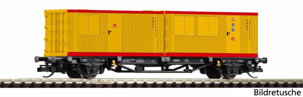 PIKO 47729 TT-Containertrgwg. 2x20 PIKO Rail Service VI