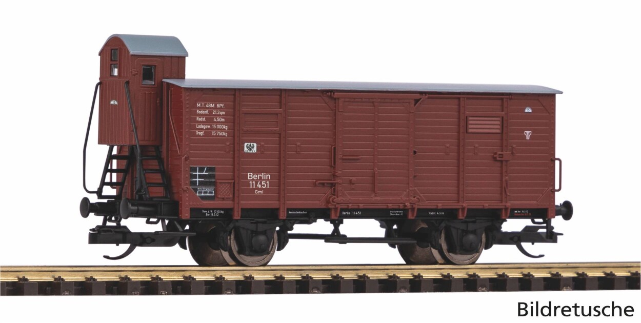 PIKO 47779 TT-Ged. Güterwg. KPEV I m. Bhs.