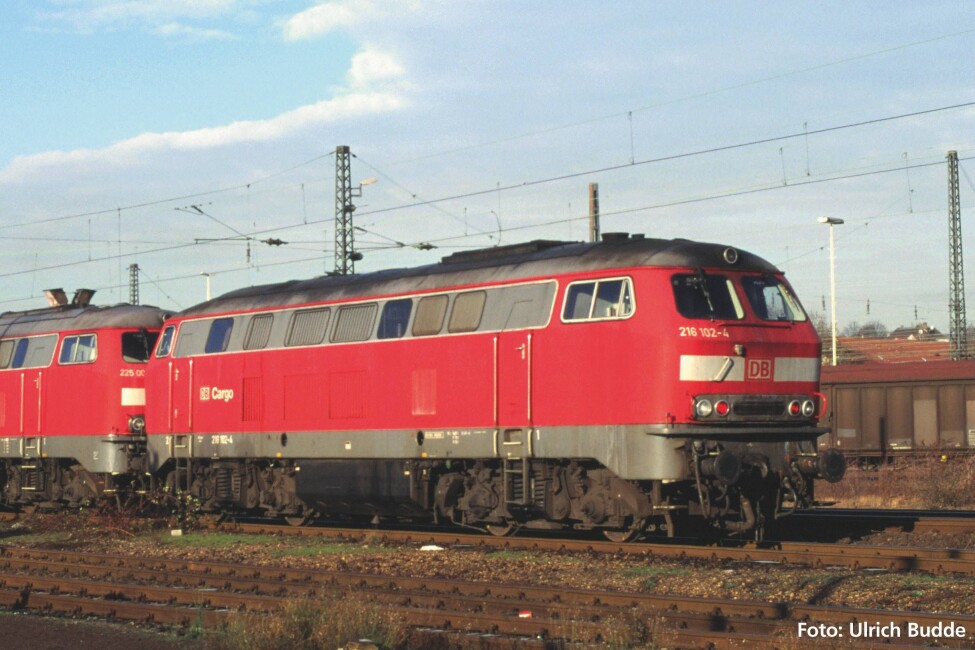 PIKO 52569 Diesellok BR 216 DB Cargo V + PluX22 Dec. Sound AC