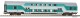 PIKO 53119 Doppelstocksitzwg. DBuz 747.3 mintgr&uuml;n DR IV, andere Nummer