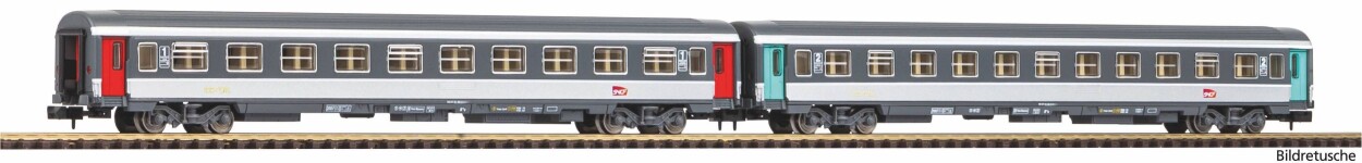 PIKO 94507 N-2er Set Abteilwg. 1.Kl.+ 2.Kl. SNCF VI